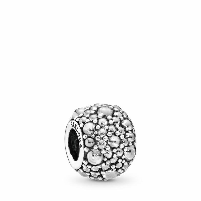 Pandora Australia Shimmering Droplets Charm - Sterling Silver | ZXCEPQ763